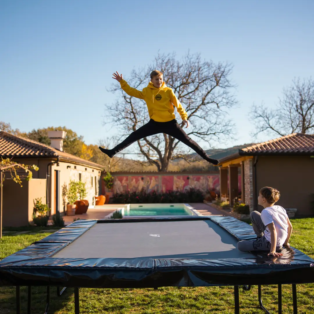 Trampolining Low Impact Exercise