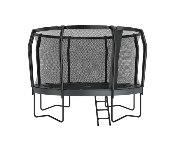 10ft Akrobat Orbit Pro Above Ground Trampoline - Gray Pad and Black Mat (2026 Model)