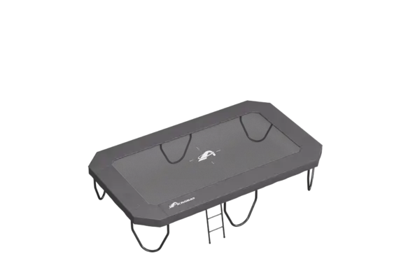 17ft x 10ft Primus PLUS Challenger Above Ground Trampoline - Gray Pad with Black Jump Mat - Image 2