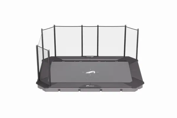 17ft x 12ft  XCITYX Akrobat In-Ground Trampoline - Gray Pad and Black Jump Mat (2026 Model) - Image 5
