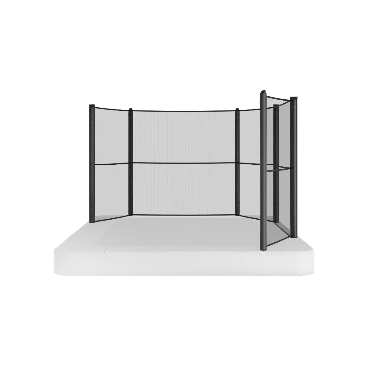 Akrobat Usa Trampoline Free Shipping In Ground Trampolines Round Inground Trampolines Rectangular Inground Akrobatusa Akrobat Corner Net Orbit Primus Flat Rectangular 6 Poles Alt View