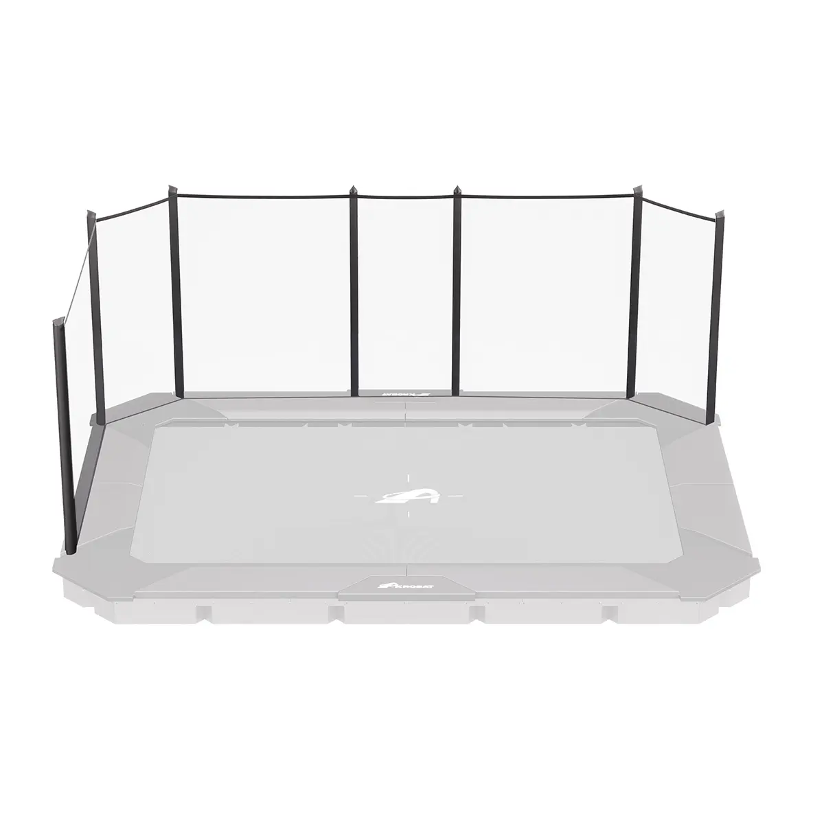 Akrobat Usa Trampoline Free Shipping In Ground Trampolines Round Inground Trampolines Rectangular Inground Akrobatusa Akrobat Corner Net Xcityx Flat 7 Poles