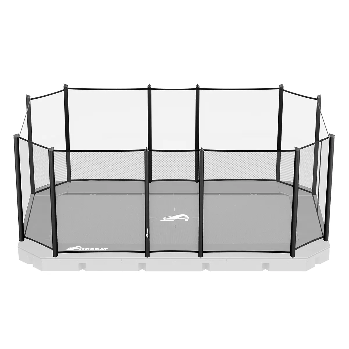 Akrobat Usa Trampoline Free Shipping In Ground Trampolines Round Inground Trampolines Rectangular Inground Akrobatusa Akrobat Net Primus Flat 17x10 Zipper Full