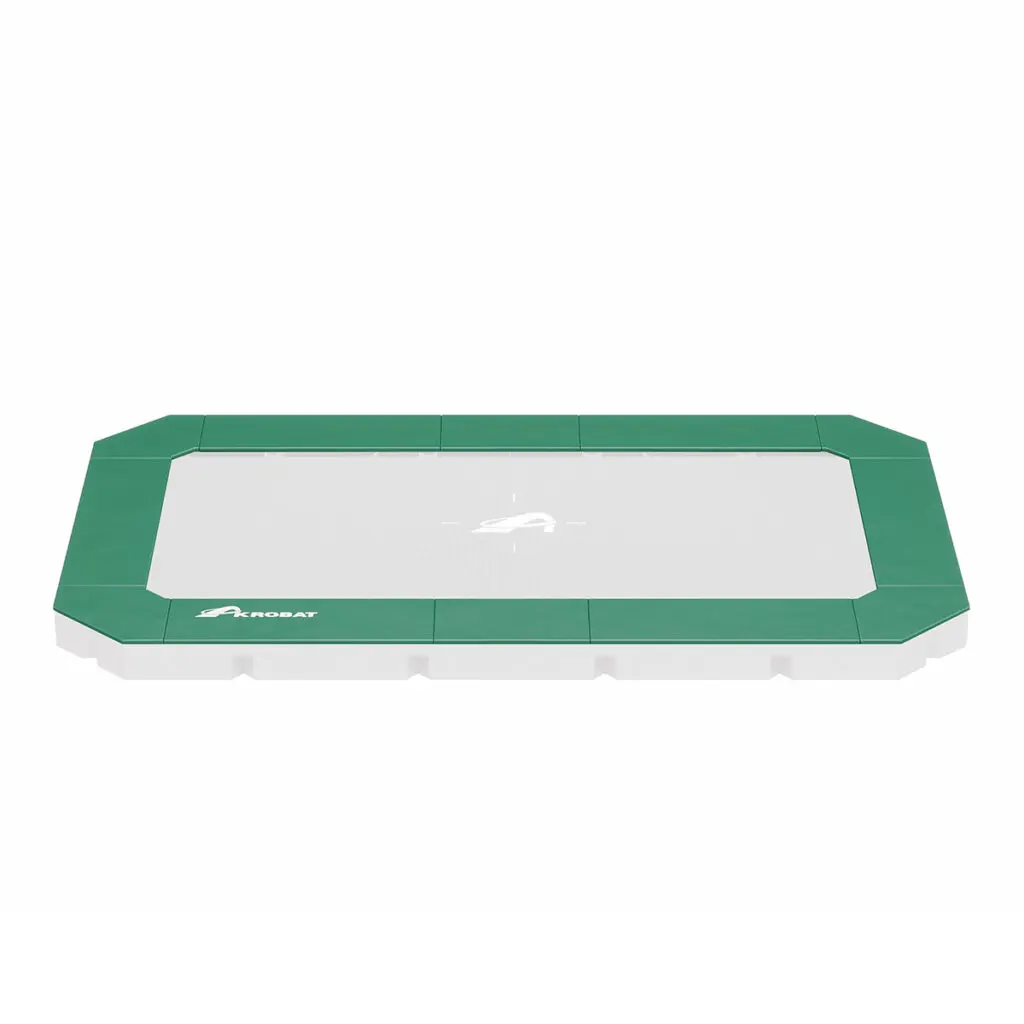 Akrobat Usa Trampoline Free Shipping In Ground Trampolines Round Inground Trampolines Rectangular Inground Akrobatusa Akrobat Pad Primus Flat 17x10plus Green V2