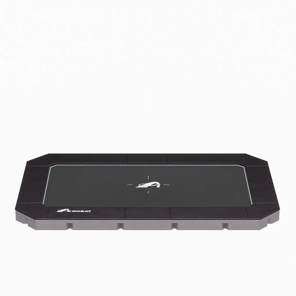 Akrobat Usa Trampoline Free Shipping In Ground Trampolines Round Inground Trampolines Rectangular Inground Akrobatusa Akrobat Primus Flat 17x10 Plus Nonet Black Black Se