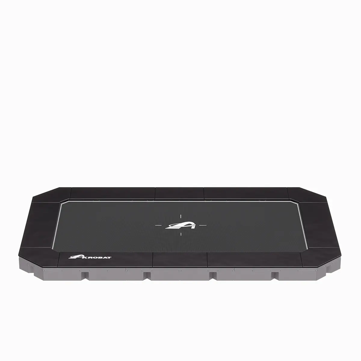 Akrobat Usa Trampoline Free Shipping In Ground Trampolines Round Inground Trampolines Rectangular Inground Akrobatusa Akrobat Primus Flat 17x10 Plus Nonet Black Black Se