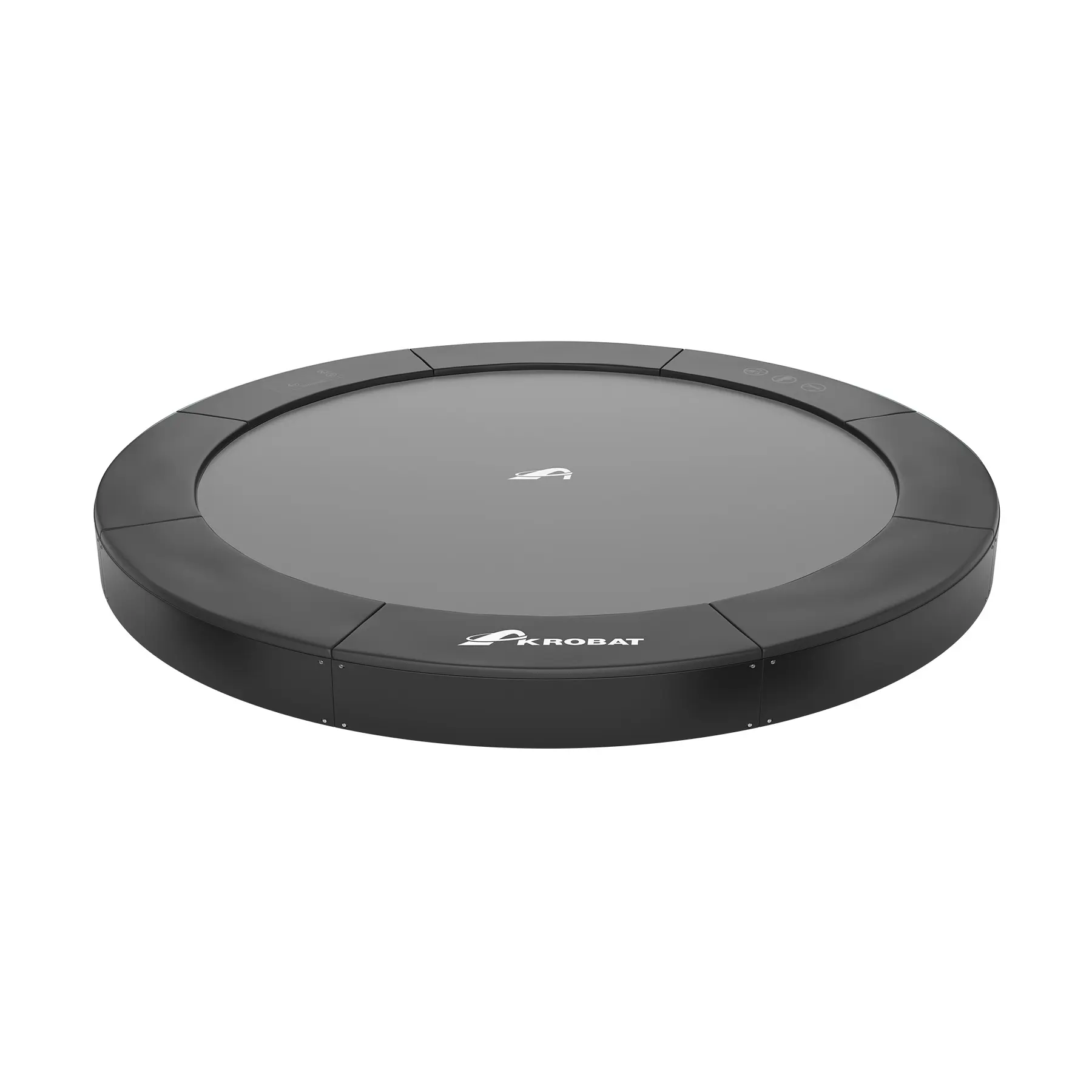 Akrobat Usa Trampoline Free Shipping In Ground Trampolines Round Inground Trampolines Rectangular Inground Akrobatusa Akrobat Primus Flat Round Nonet Black Grey