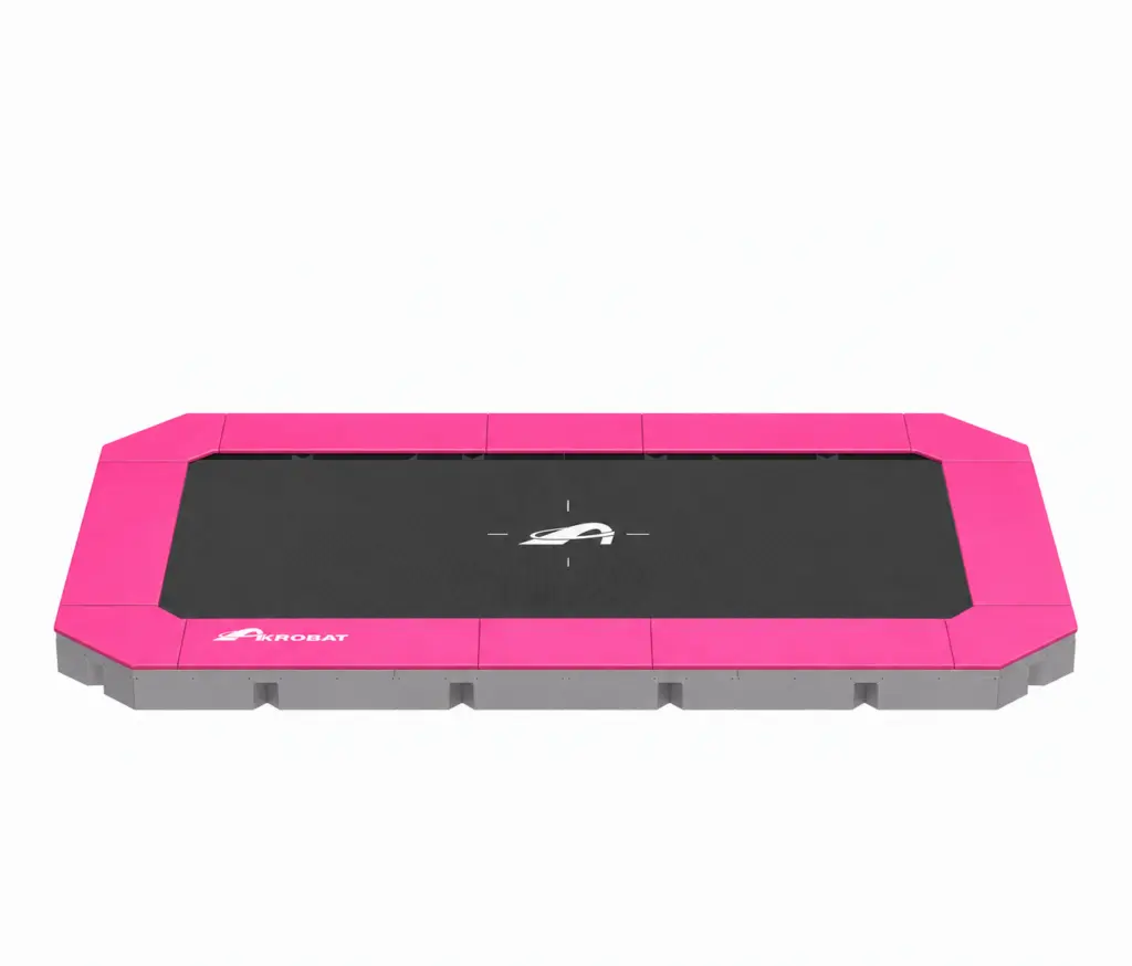 Akrobat Usa Trampoline Free Shipping In Ground Trampolines Round Inground Trampolines Rectangular Inground Akrobatusa Hot Pink Akrobat Trampoline Product Render