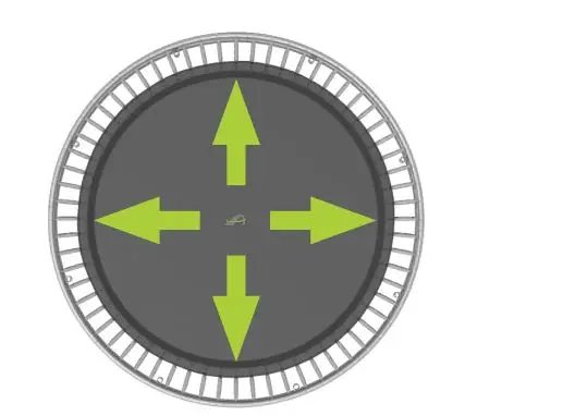 Akrobat In-Ground Rectangular Trampoline Kit