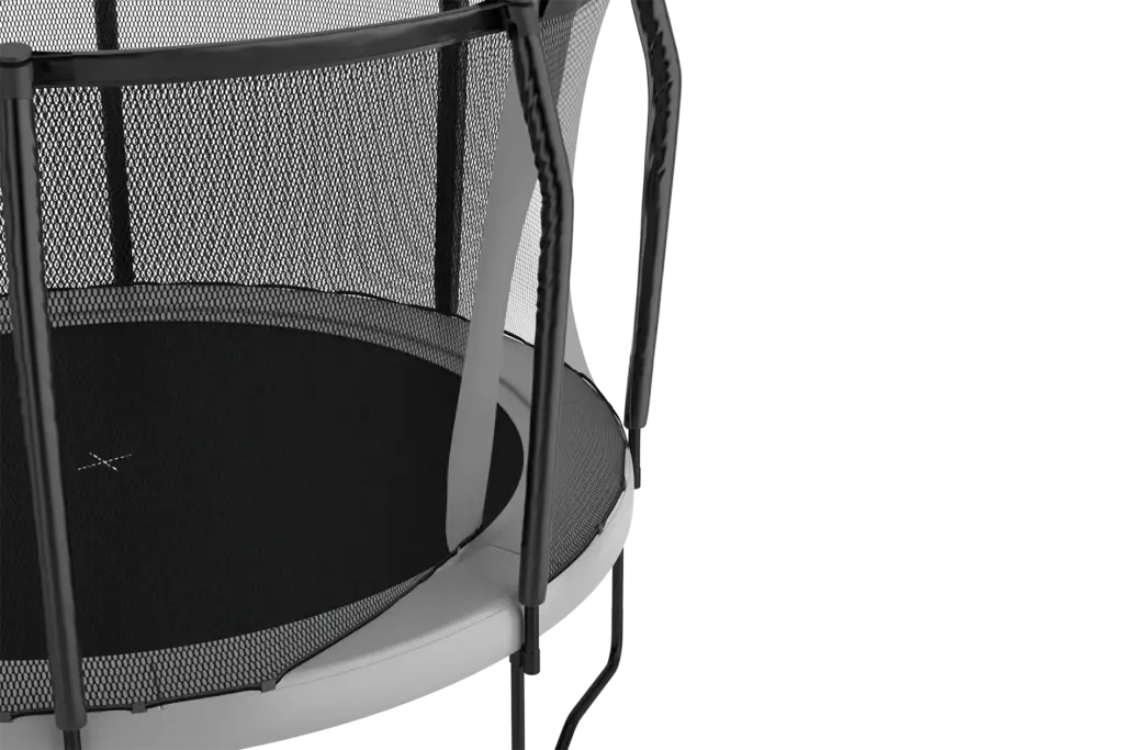 14ft Akrobat Orbit Pro Above Ground Trampoline - Gray Pad with Black Jump Mat (2026 Model)