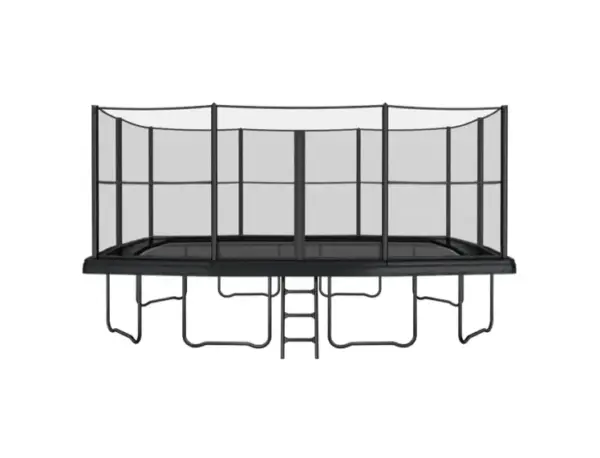 17ft x 10ft Primus Challenger Above Ground Trampoline - Black Pad with Black Jump Mat - Special Edition